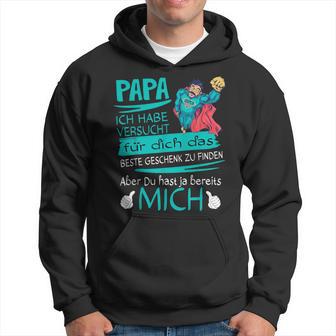 Father's Day Papa Superheroersucht Das Beste Geschenk Father S Kapuzenpullover - Geschenkecke