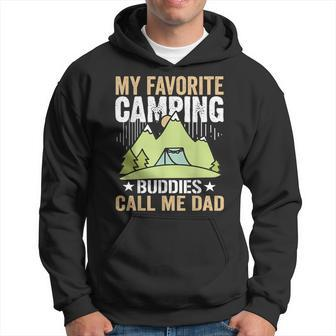 My Favorite Camping Buddies Call Me Dad Father's Day Hoodie - Thegiftio UK