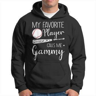 My Favorite Player Calls Me Gammy Baseball Hoodie - Monsterry