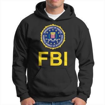 Fbi Fbi Chest Seal Logo Federal Bureau Of Investigation Chest Seal Logo Hoodie - Seseable