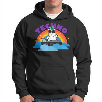 Festival With Unicorn Techno Dj Hoodie - Monsterry