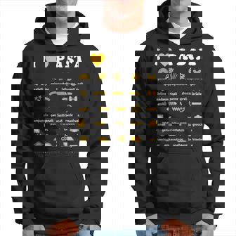 Fideosariedades De Pasta Espaguetis Italia Pasta De Regalo Sudadera - Regaloses