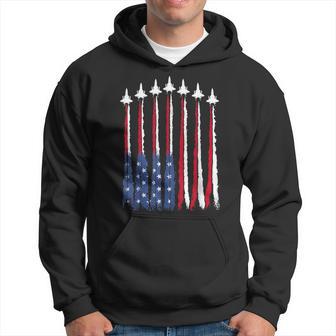 Fighter Jets Usa American Flag 4Th Of July Patriotic Boy Hoodie - Thegiftio UK