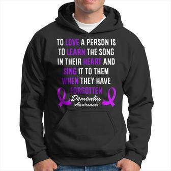 Fighter Warrior Fight Purple Ribbon Dementia Awareness Hoodie - Thegiftio UK