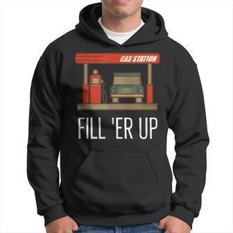 Fill Er Up Gas Station Attendant Hoodie - Monsterry DE