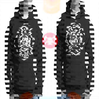 Fire & Rescue Maltese Cross Firefighter Hoodie - Thegiftio UK