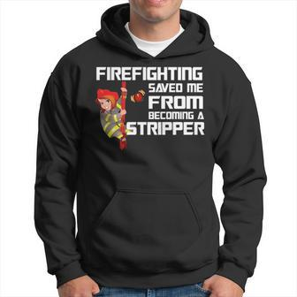 Firefighter Saved Me Hoodie | Mazezy CA