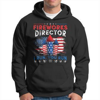 Fireworks Director I Run You Run 4Th Of July Boys Hoodie - Seseable