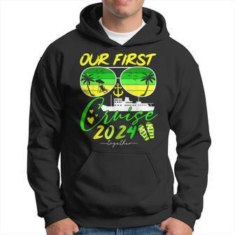 Our First Cruise 2024 Together Matching Couples Hoodie - Monsterry CA