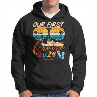 Our First Cruise 2024 Together Matching Couples Cruise Hoodie - Monsterry AU