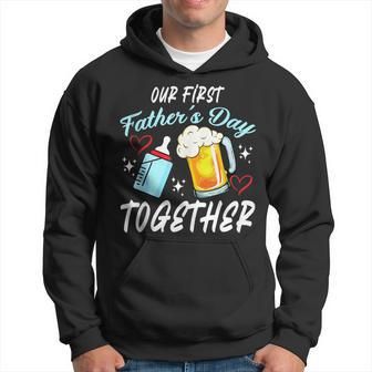 Our First Father's Day Together New Dad Father Hoodie - Thegiftio UK