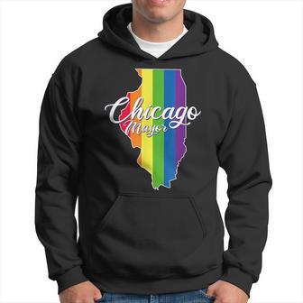 First Lesbian Chicago MayorLgbt Flag Lori Lightfoot Hoodie - Monsterry AU