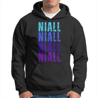 First Name Niall I Love Niall Vintage Hoodie - Seseable