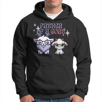 First Time Daddy Goat Father New Dad Fathers Day Hoodie - Seseable