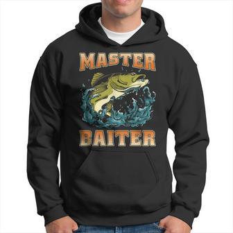 Fishing Cool Angling Angler Fisherman Master Baiter Hoodie - Thegiftio UK