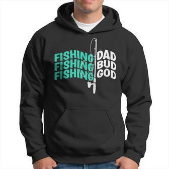 Fishing Dad Bud God Fathers Camping Fishing Hoodie - Monsterry DE
