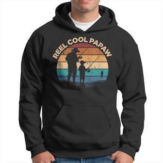 Fishing Reel Cool Papaw Father’S Day Fisherman Papaw Hoodie - Thegiftio UK