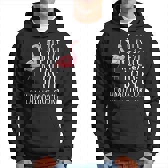 Flamingo Just Really Love Flamingos Ok Hoodie | Mazezy