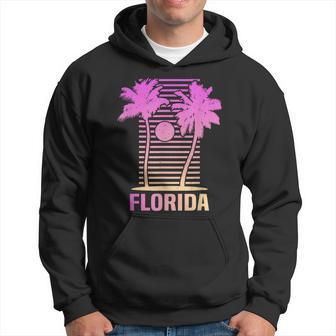 Florida Sunset Colors Aesthetic Classic Hoodie - Thegiftio UK