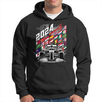 Formula Racing Circuit Schedule Gear 2024 Grand Prix Places Hoodie | Mazezy