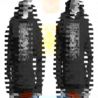 Fort Sill Oklahoma Us Army American Flag Vintage Retro Hoodie - Monsterry