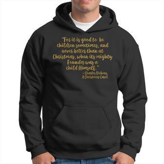 Founder Lord Jesus Christ Faux Gold Christmas Carol T Hoodie - Monsterry UK