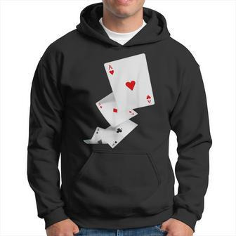 Four Aces Poker Idea For Poker Fans Hoodie - Monsterry