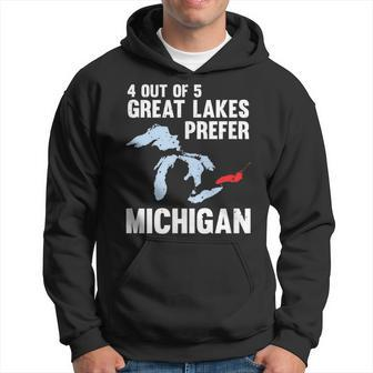 Four Out Of Five Great Lakes Prefer Michigan Hoodie - Monsterry CA