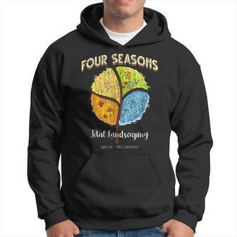 Four Season Total Landscaping Lawn Care Ladscape Vintage Hoodie - Monsterry CA