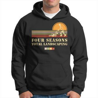 Four Season Total Landscaping Sunset Vintage For Gardeners Hoodie - Monsterry CA
