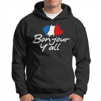 France Roots French Lover Bonjour Y'all Hoodie - Monsterry DE