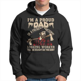 Freaking Awesome Logging Worker Hoodie | Mazezy