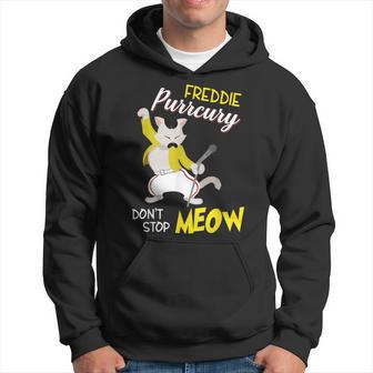 Freddie Purrcury Dont Stop Meow Kittycat Hoodie - Monsterry CA