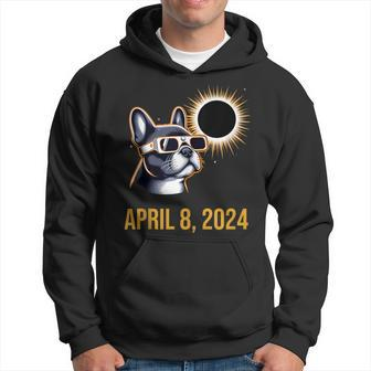 French Bulldog America 2024 Total Solar Eclipse Accessories Hoodie - Monsterry DE