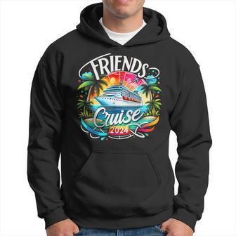 Friends Cruising 2024 Vacation Friends Dont Let Cruise Alone Hoodie | Mazezy