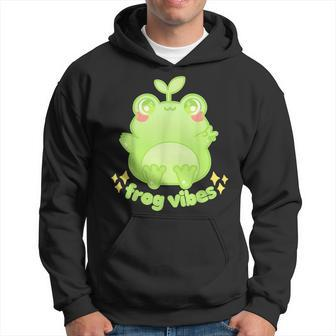 Froggy Crossing Frog Vibes Hoodie - Thegiftio UK