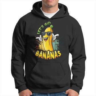 Fun Cool Retro Vintage Banana Meme Let Us Go Banana Hoodie - Monsterry