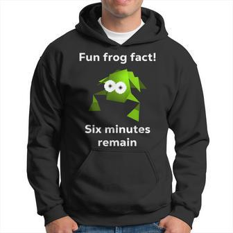 Fun Frog Fact Six Minutes Remain Cursed Frog Hoodie - Monsterry