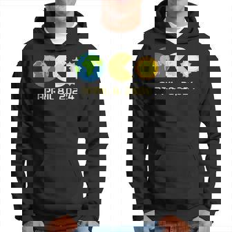 Fun Totality Eclipse 2024 Moon Eating Sun Gaming Gamer Hoodie - Thegiftio