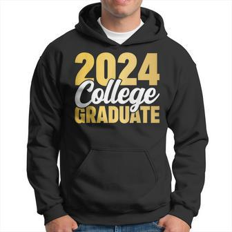 2024 College Graduate Graduation Grad Students Seniors Hoodie - Thegiftio UK