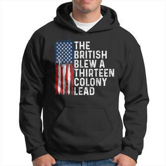 4Th Of July The British Blew A 13 Colony Lead Retro Hoodie - Monsterry DE