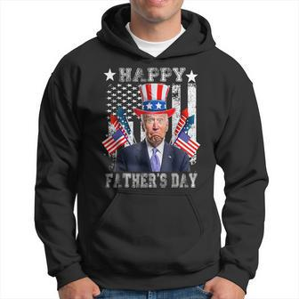 4Th Of July Confused Joe Biden Happy Father's Day Hoodie - Thegiftio UK