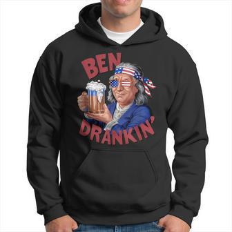 4Th Of July Us President Party Franklin Ben Drankin Hoodie - Monsterry CA