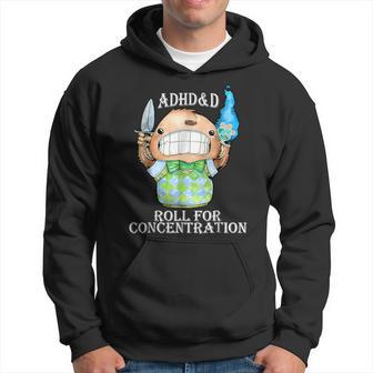 Adhd&D Roll For Concentration Hoodie - Thegiftio