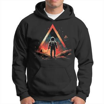 Astronaut With Planets In Solar System Spaceman Hoodie - Monsterry AU