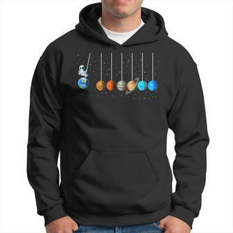 Astronaut Swing Planets Solar System Space Science Hoodie - Thegiftio UK
