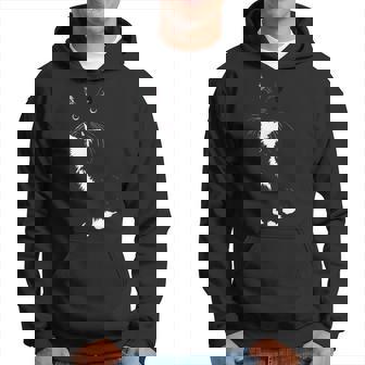 Black Cat Tuxedo Black Cat Cute Hoodie - Thegiftio