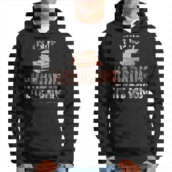 Bookworm Saying It's Not Hoarding If It's Books Humor Hoodie - Thegiftio