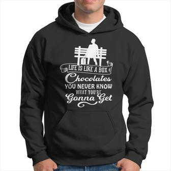 Chocolate Day Life Is Like A Box Of Chocolates Hoodie - Monsterry UK