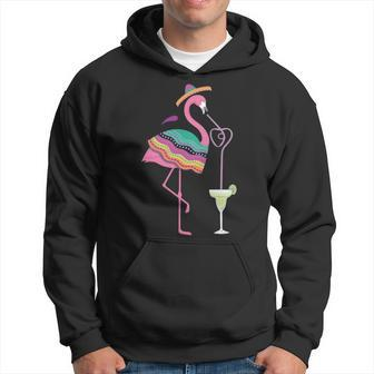 Cinco De Mayo Margarita Flamingo Drinking T Hoodie | Mazezy